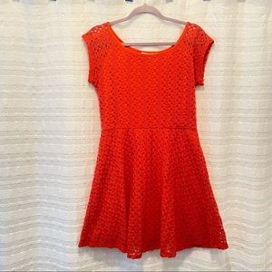 L Burnt Orange Dress